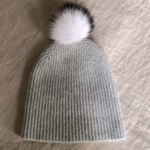 NWOT Autumn Cashmere 100% cashmere beanie - Picture 1 of 4